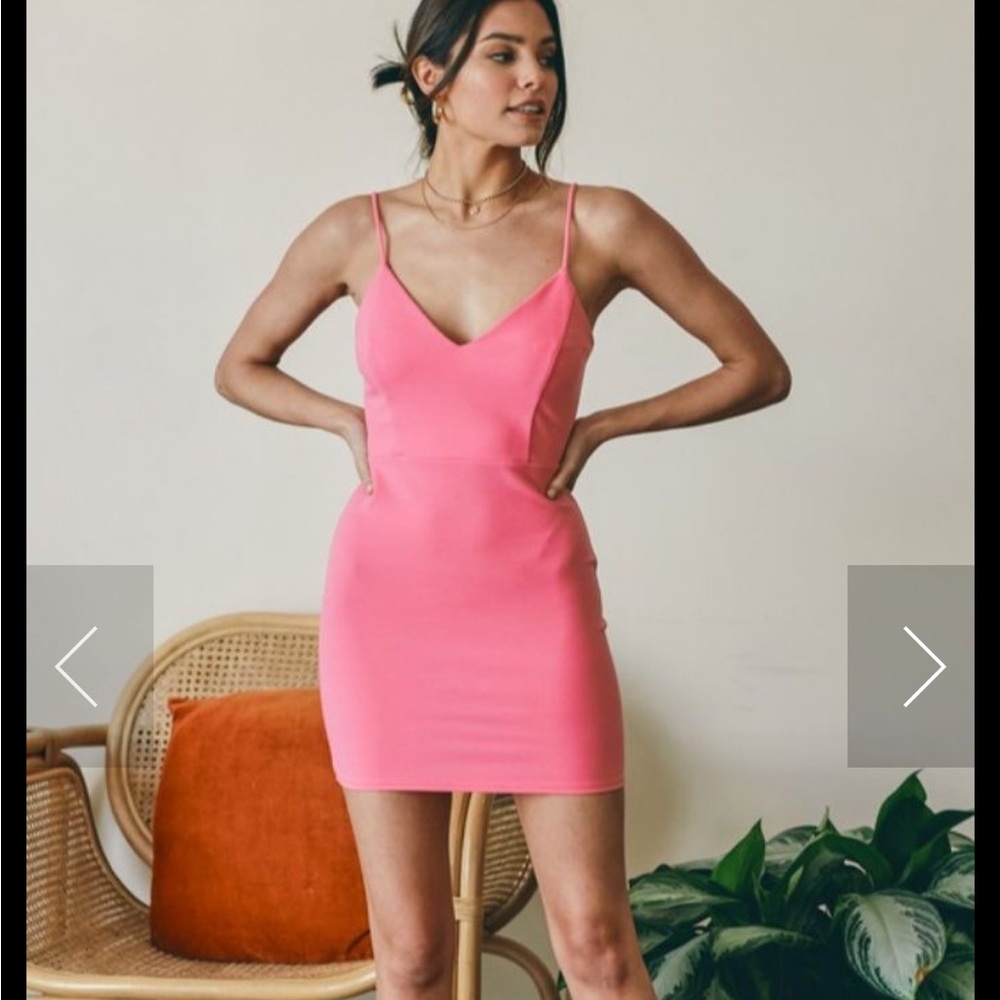 Blue Blush Mini Dress